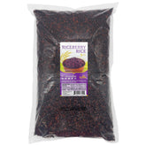 Fusion Select empaque frontal de 5 lb mostrando arroz morado nutritivo