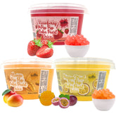 Fusion Select frente del paquete con colores vivos y sabores visibles, atractivo visual