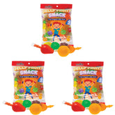 Fusion Select paquete frontal de tres bolsas mostrando sabores surtidos y facilidad para compartir