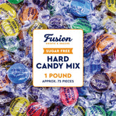 Fusion Sweets And Snacks bolsa frente muestra contenido y conveniencia