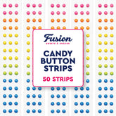 Fusion Sweets frontal del paquete mostrando 50 tiras, ideal para compartir