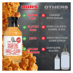 G Hughes etiqueta nutricional destacando 1 g de carbohidrato y ingredientes