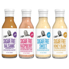 G Hughes frente del pack de 4 mostrando botellas y variedad de sabores
