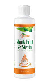 G-Sweetz frente de botella mostrando diseño y capacidad 8 fl oz, conveniencia