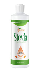 G-Sweetz botella frontal mostrando tamaño y diseño, conveniencia y economía