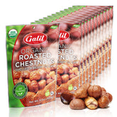 Galil paquete frontal mostrando castañas asadas y conveniencia