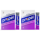 GARIZZE Propel empaque frontal mostrando las dos cajas y 20 sobres, ideal para hidratación activa