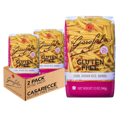 GAROFALO paquete frontal de Casarecce sin gluten mostrando marca y formato, ideal para identificar producto