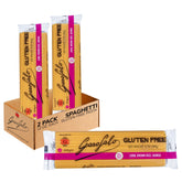 Garofalo paquete frontal de spaghetti sin gluten mostrando presentación y beneficios