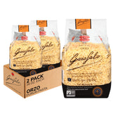 Garofalo orzo empaque frontal que muestra calidad italiana