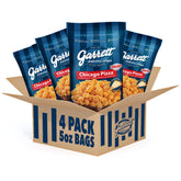 Garrett Popcorn paquete frontal mostrando diseño y marca, ideal para regalar