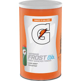 Gatorade bote Glacier Cherry frontal mostrando tamaño grande y conveniencia