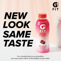 Persona sosteniendo Gatorade Fit ilustrando rehidratación post ejercicio