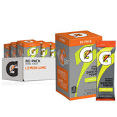 Gatorade empaque frontal Limón Lima mostrando el diseño y cantidad