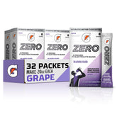 Gatorade frontal pack uva muestra 32 sobres, hidratación sin azúcar
