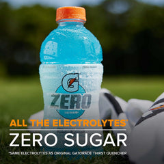 Gatorade G Zero limón-lima en manos de deportista aportando reposición de electrolitos
