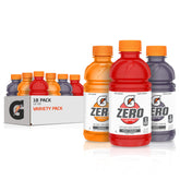 Gatorade G Zero vista frontal del pack, hidratación sin azúcar