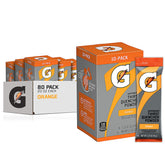 Gatorade sobre frontal naranja mostrando la marca y beneficio de reposición