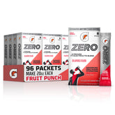 Gatorade empaque frontal mostrando 96 sobres y beneficio de portabilidad