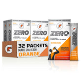 Gatorade paquete frontal naranja mostrando 32 porciones y beneficio hidratación