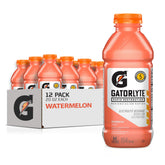 Gatorlyte botella frontal Watermelon mostrando etiqueta clara y beneficios