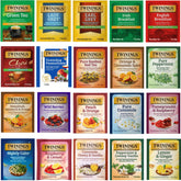 Gaudum Twinings frente del empaque mostrando variedad de sabores y diseño limpio