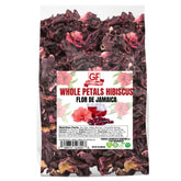 Geenafoods empaque frontal flor de Jamaica, conserva frescura y sabor