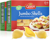 Gefen empaque frontal del pack de conchiglioni jumbo con receta visible