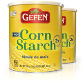 Envase Gefen maicena 16 oz con tapa resellable para conservación y dosificación fácil