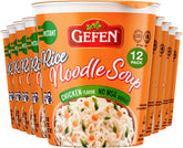 Gefen vaso sopa frontal mostrando el envase y facilidad de uso