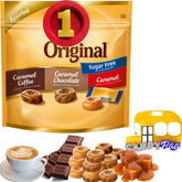 Generic bolsa frontal resellable mostrando sabores y conveniencia