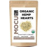 Get Chia frasco frontal de Hemp Hearts 3 lb con etiqueta clara y frescura