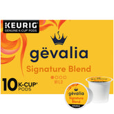 Gevalia caja frontal 10 cápsulas mostrando marca y diseño atractivo