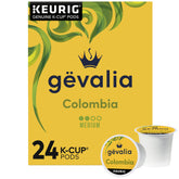 Gevalia caja frontal Colombia K-Cups, presentación atractiva y práctica
