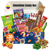 GG LATIN SABOR caja frontal con diseño colorido, ideal para regalar