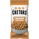 G.H. Cretors frente del envase mostrando marca y sabor caramelo