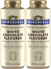 Ghirardelli botella frontal mostrando el diseño y facilidad de uso