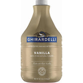 Ghirardelli botella frontal mostrando el envase y uso inmediato