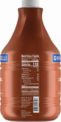 Ghirardelli detalle de la textura cremosa de la salsa para mezcla fácil