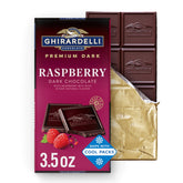 GHIRARDELLI vista frontal del paquete muestra diseño y conveniencia