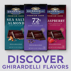 GHIRARDELLI porciones rompidas que muestran un interior denso ideal para degustar