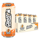 GHOST lata frontal Orange Cream mostrando diseño y beneficio de claridad