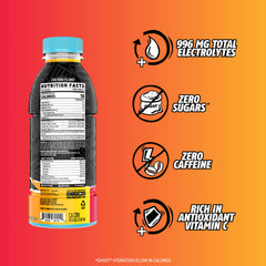 GHOST botella en mano para comparar tamaño y portabilidad