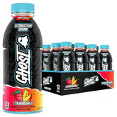 GHOST botella frontal pack 12 mostrando diseño y conveniencia