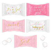 Gift Boutique bolsa frontal con 100 buttermints rosa y blanco, ideal para eventos