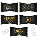 Gift Boutique frontal del paquete negro y dorado que destaca elegancia