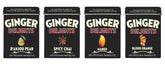 Ginger Delights lata frontal mostrando la etiqueta y variedad, ideal para identificar el producto