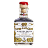 Giusti frente de botella mostrando diseño y elegancia, ideal para cocina gourmet