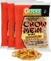 Glicks empaque frontal 10oz que muestra la bolsa y crujiente listo para usar