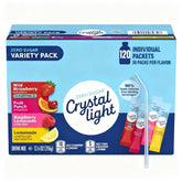 GLOBAL BASICS empaque frontal del pack grande Crystal Light con 120 sobres, práctico para despensa